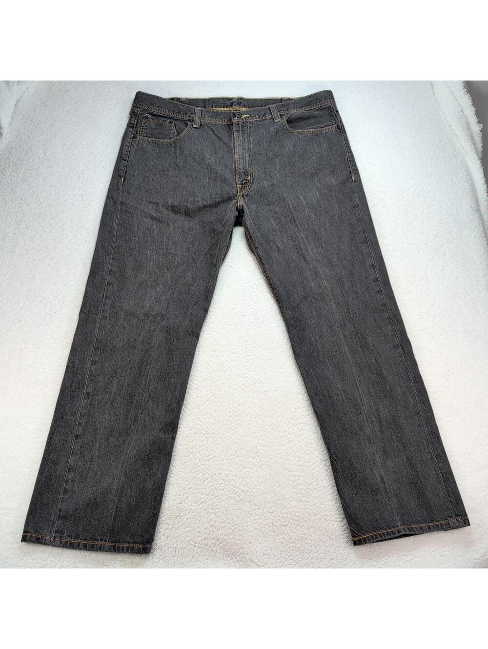 Levi's 569 Jeans Men's 40x32 Loose Straight Fit Gray Denim